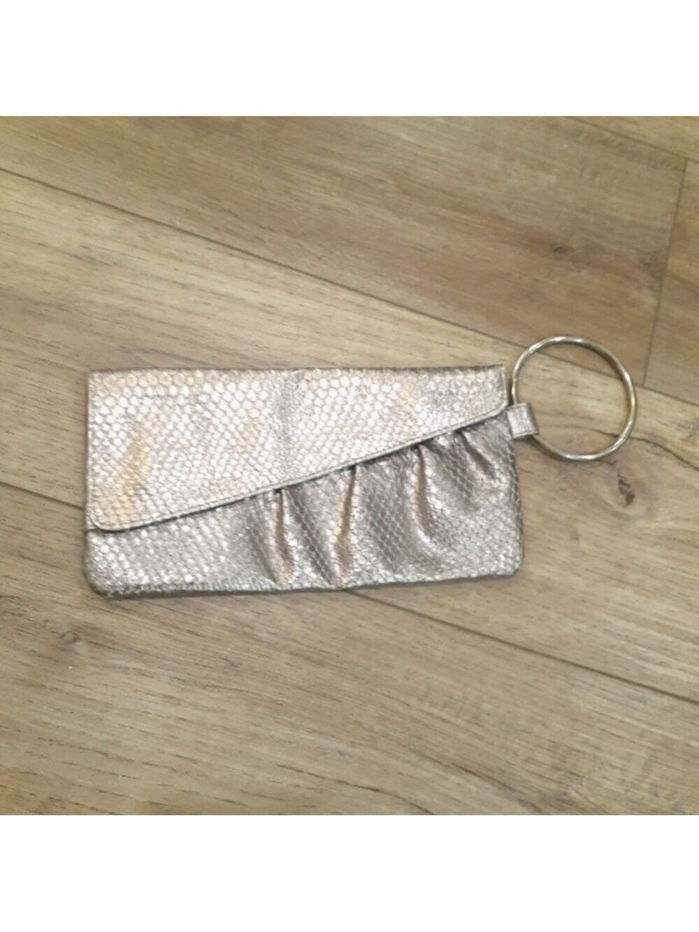 ALDO Y2K Metallic Wristlet